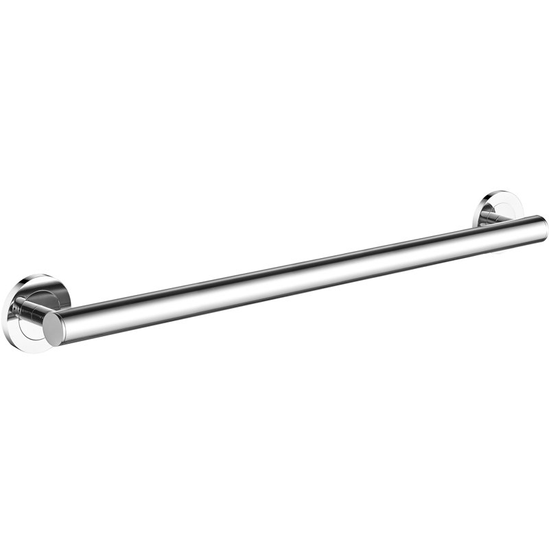 Barre d'appui de lave murale 30 po - Chrome, fabrication en laiton de qualité supérieure, quincaillerie d'installation incluse