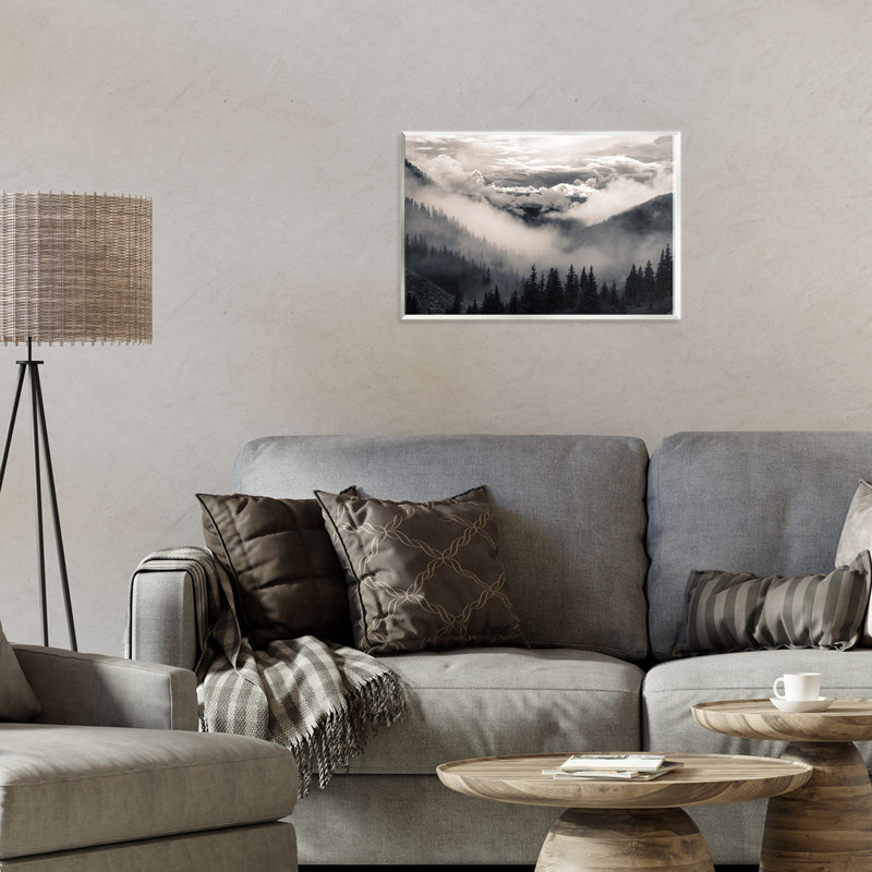 Billowing Fog Atmosphere Wall Plaque, design by Decent Exposures, 10" H x 15" W
