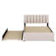 Lit plateforme tapissier avec lit gigogne-1088558285