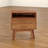 Oslo 48cm W Solid Wood Bedside Table