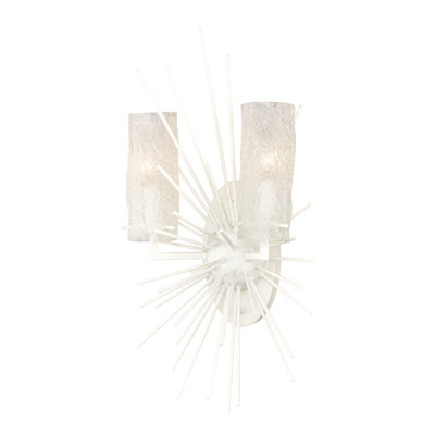 Applique murale 2 lumières Sea Urchin - corail blanc