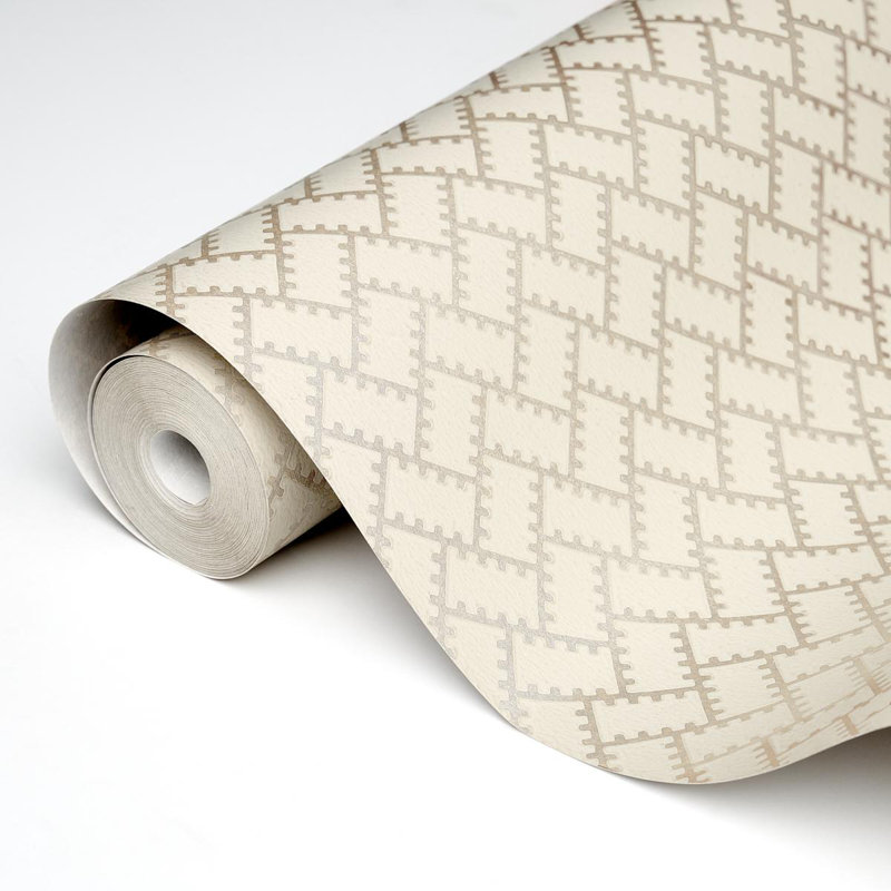 Schumacher x Neisha Crosland Parterre Wallpaper, Gold