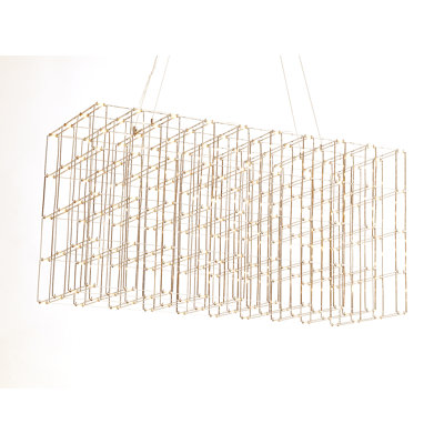 200 - Light Unique Rectangle LED Chandelier