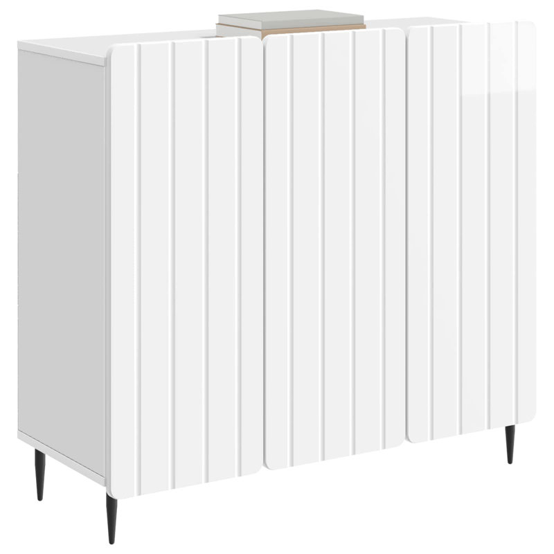 89cm Sideboard, High Gloss White