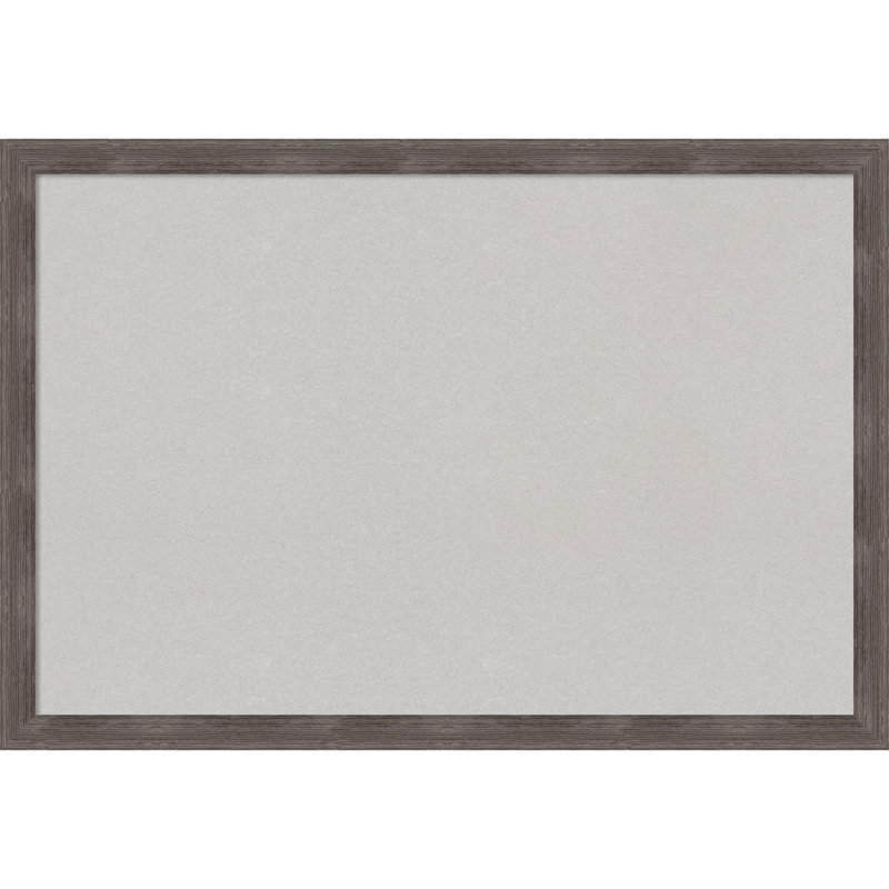 Petit tableau d'affichage mural en liège mural, 27 po x 39 po, Gris