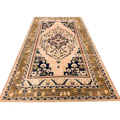 Tribal One-of-a-Kind 5'6" X 9'3" 1970s Wool Area Rug in