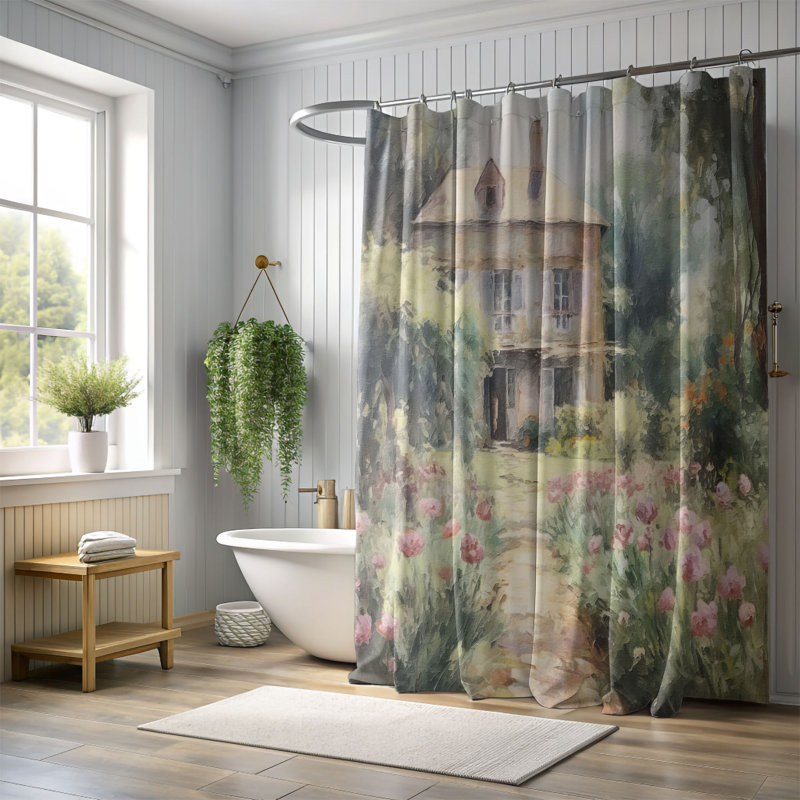 Gabrieluta Shower Curtain, 74"H x 71"W