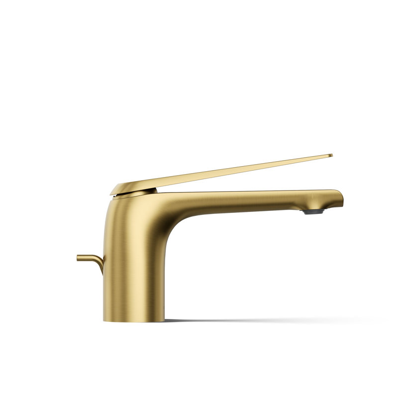 Avid 1.2 Gpm Single-Handle Faucet, Vibrant Brushed Moderne Brass