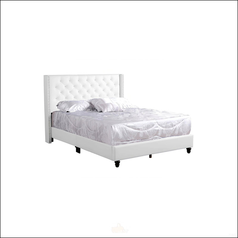 Elegant Transitional Upholstered Bed