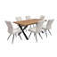 Metal Base Dining Table