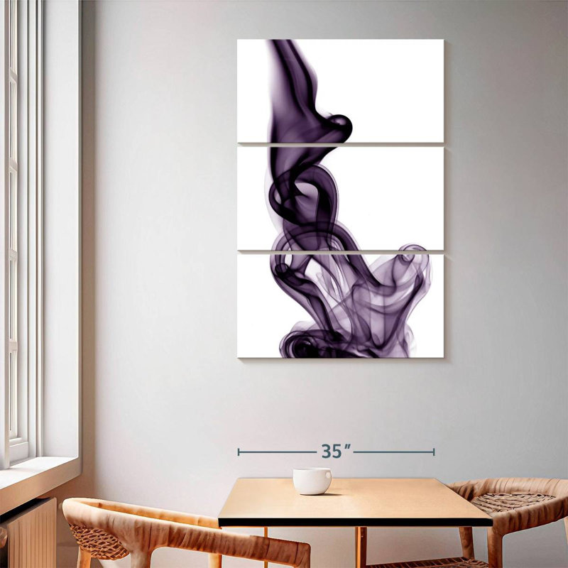 Avery Purple Smoke, 65" H x 42" W