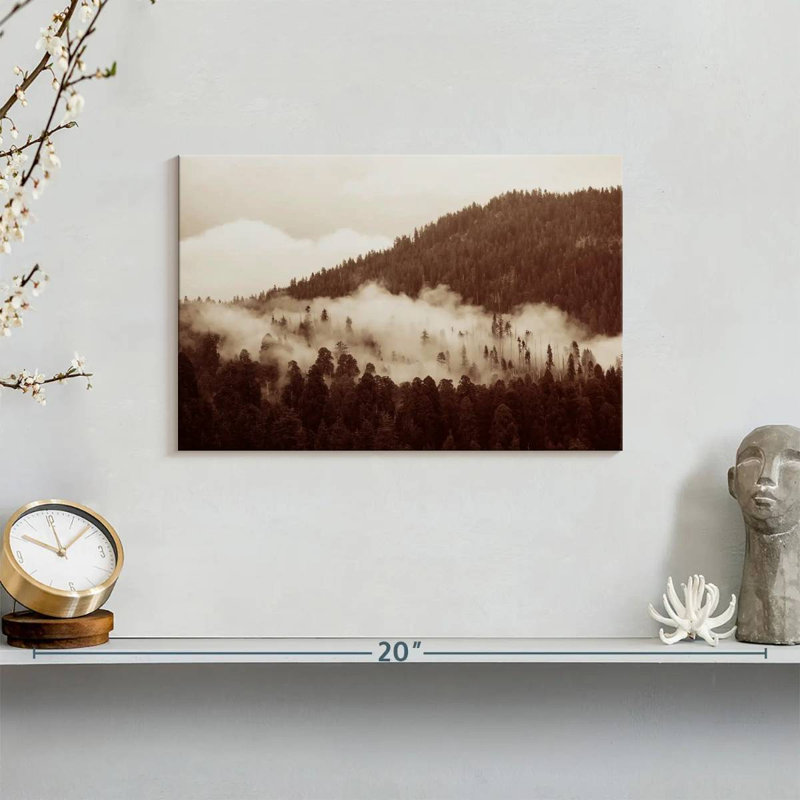 Alvord sépia Misty Forest, H 8 po x l 12 po