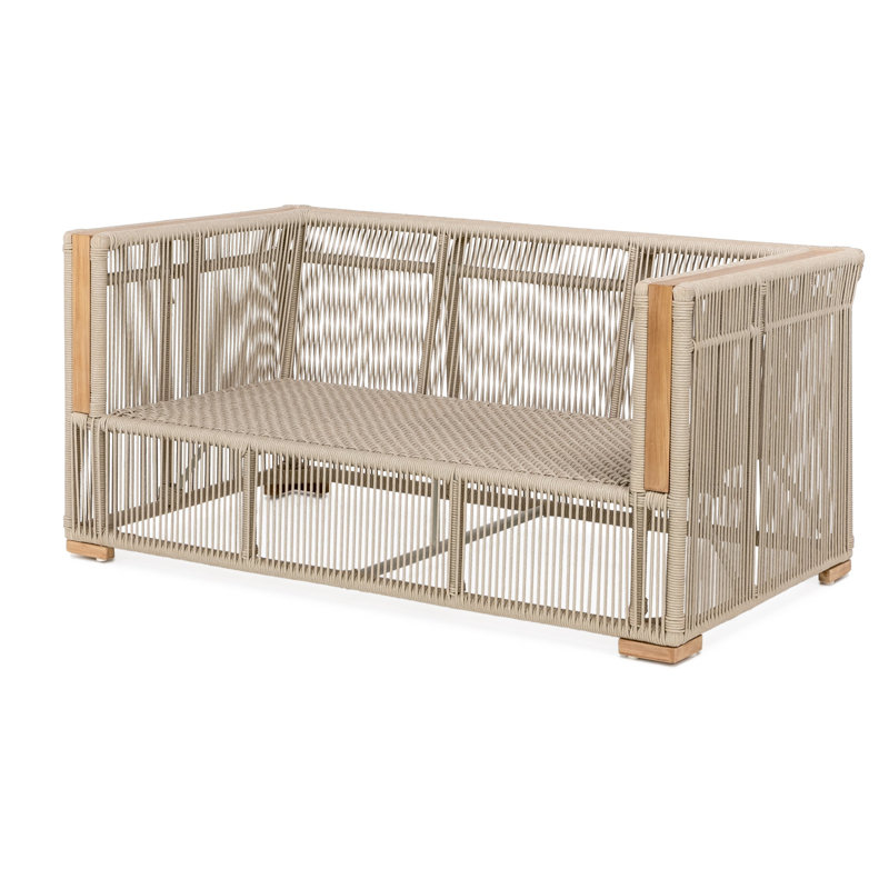 Campo Loveseat - Silver, Beige, Silver