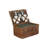 6 Person Wicker Fitted Picnic Hamper with Tweed Effect Lining