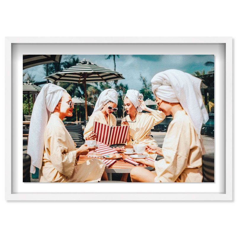 Ladies Who Brunch and Launch Nautical and Coastal Shadowbox by Oliver Gal, 21.5" H x 31.5" W