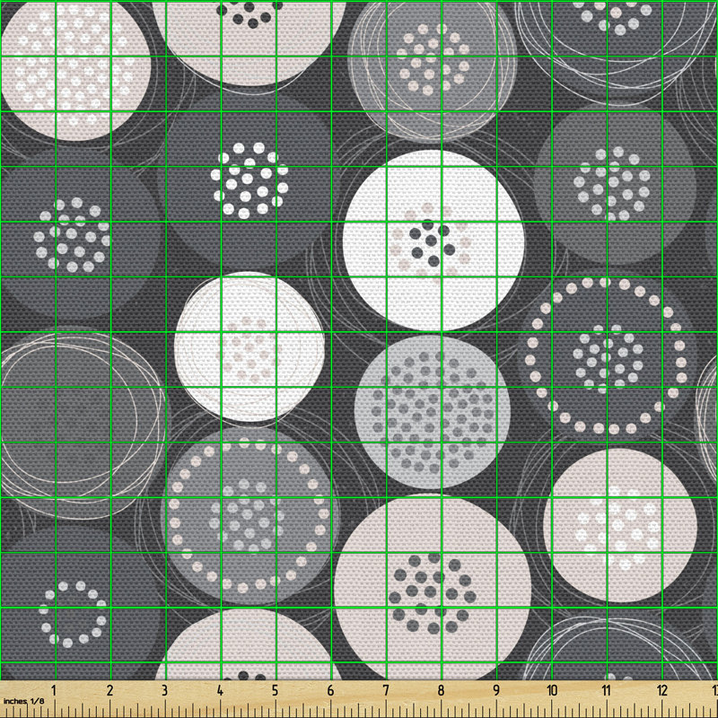 Magallon Circular Round Motifs Fabric