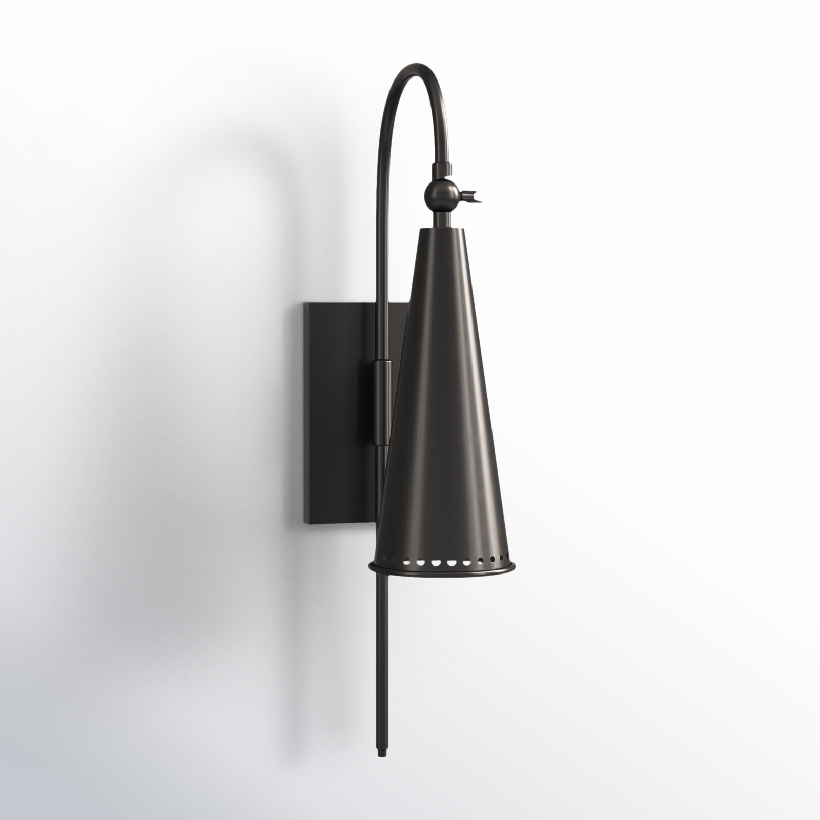Darla Armed Sconce, Old Bronze