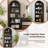 Abdulkareem 76"H Arched Bookcase 5-Shelf Open Front Storage Bookcase with 2 Adjustable Shelves for Living Room Corner, Bookshelf Utility Storage Cabinet, Black-695805003