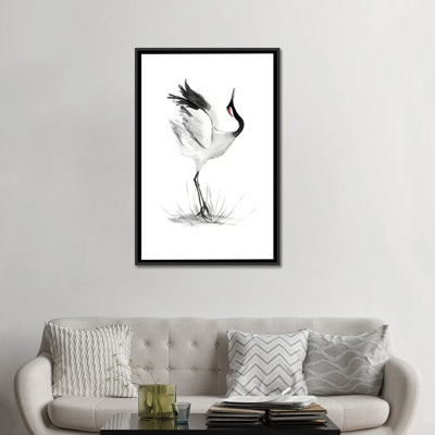 « japanese grues i », impression sur toile