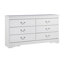 Commode double 6 tiroirs avec miroir Perdomo