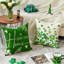 Ensemble de 4 coussins décoratifs ST Patricks Day Home Sweet Home Clovers Heart