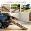 Rampe d'escalier brune pliable pour chien-1416320325