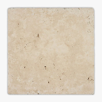 Ivory Tumbled 12x12 Travertine Tile