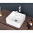 Wenty 15'' Ceramic Rectangular Bathroom Sink