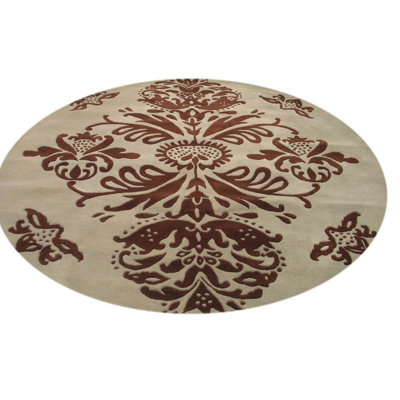 Hand Tufted Wool Floral Area Rug
