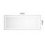 Miroir de salle de bain 72 "x 28" avec cadre en aluminium, 3 températures de couleurs, brouillard, gradation continue pour un éclairage personnalisé-130574757