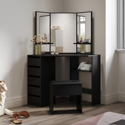 Sandell Dressing Table with Mirror