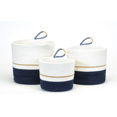 Ensemble de 3 paniers en jute