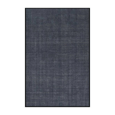 Tapis bleu marine oriental