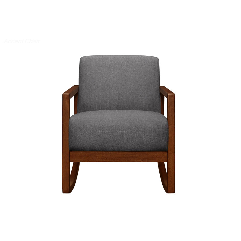 Chaise berçante Horae, Mélange de polyester gris