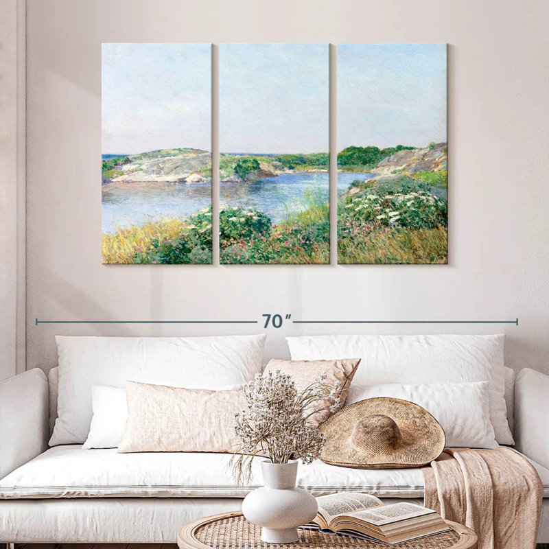 Alvord The Little Pond Appledore, 32" H x 50" W