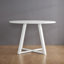Ensemble de table à manger trois pièces avec chaises confortables et table ronde, idéal pour les réunions de famille et les espaces de salle à manger modernes-821677914