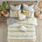 Stylish 100% Pure Cotton Duvet Cover With Shams Solid Grey Reverse-116011216