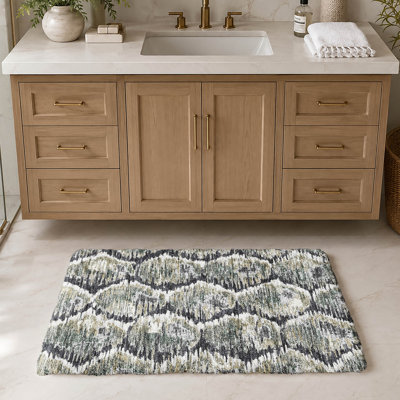 Tapis Dream Shag ADS766 de qualité supérieure, lavable à la machine, motif diamant.