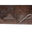 Tapis brun fait à la main 5,6 x 10,5 pi. Tapis moderne en laine turque