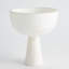 Footed Alabaster Bowl w/Silver