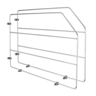 Séparateur de plats de cuisson 18 po Rev-A-Shelf pour armoires murales / murales, chrome, 597-18CR-2-1