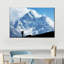 Mount Everest Mountaineer sur impression sur toile-1884013420
