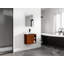24'' Wall-Mounted Bathroom Vanity With  Ceramic Sink & Soft-Close Door