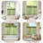 Linen Pinch Pleated Kitchen Curtains Tier Curtains Light Filtering Small Window Drapes for Kitchen-222622623-215104776