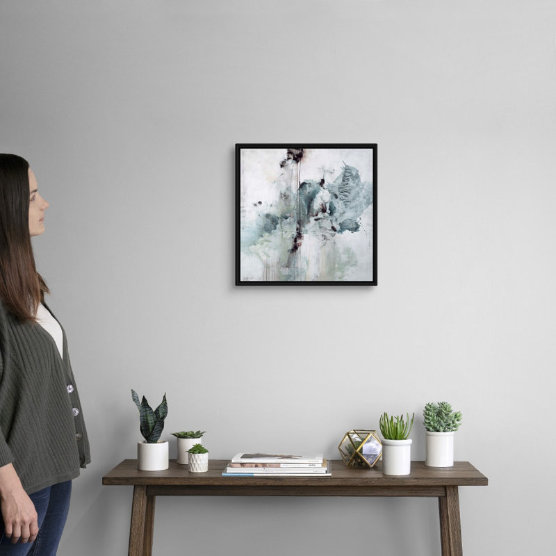«Bit of Dabble II» par Kari Taylor, reproduction d'art graphique sur toile, Cadre flottant noir