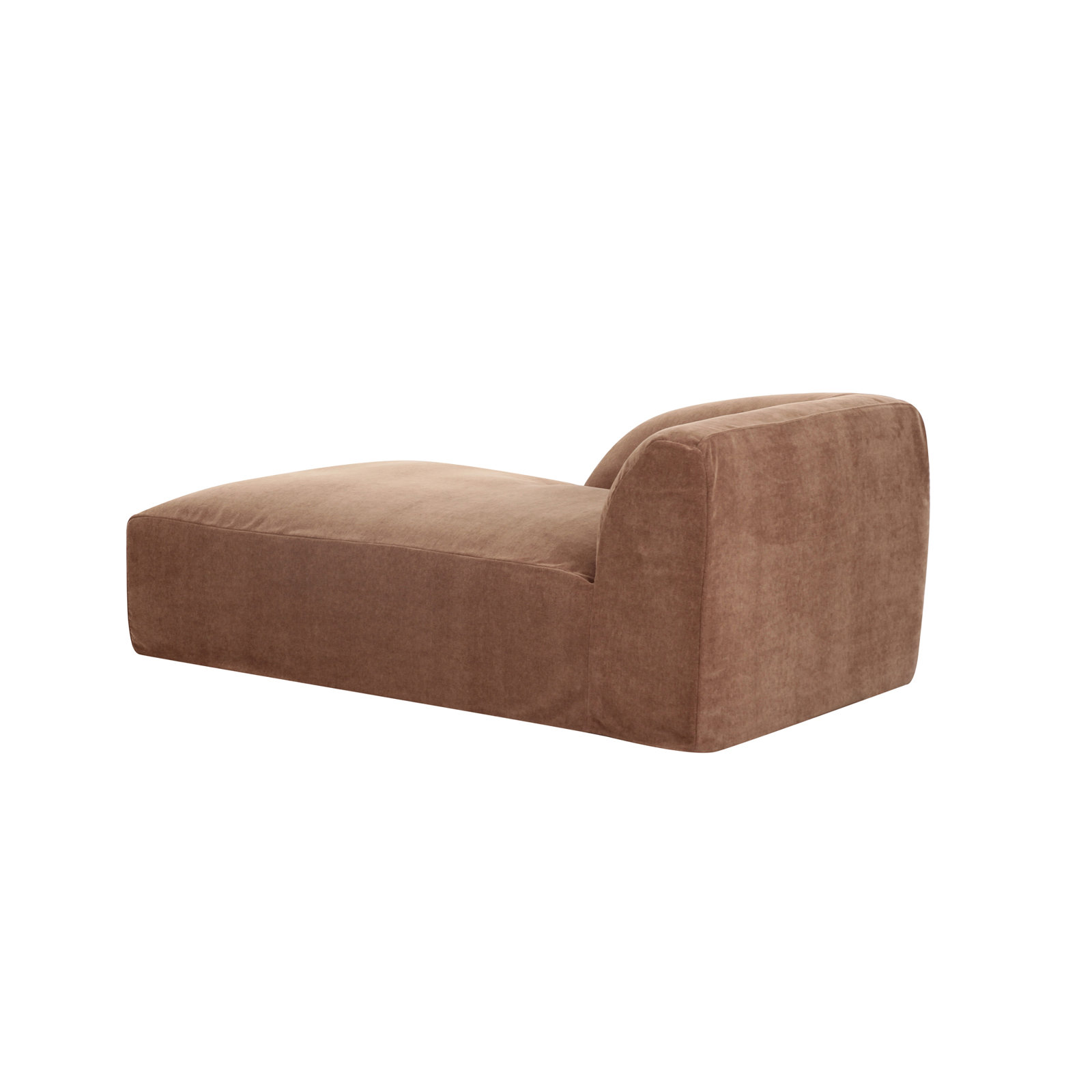 Wilde Left-Arm Facing Chaise Lounge,  Latte Loft Canvas 