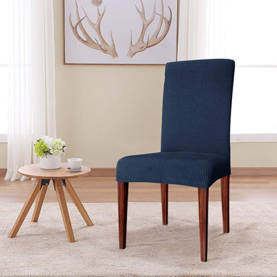 Polyester Blend Box Cushion Dining Chair Slipcover