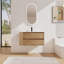 Meuble-lavabo mural 36 po avec lavabo en céramique-45170950