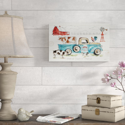 " Down On The Farm I " by Anne Tavoletti Painting Print