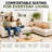 Heavy Duty Premium Couch Cushion Support Board to Fix Sagging Sofas, Under Sofa-Seat, Thick Wood Boards Add Strong Seat Supports, Replacement Stuffing Under Couches, Sofa, Chair-113497725